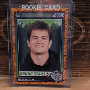 2024 Score Drake Maye Rookie Card Halloween Rising Stars Patriots MVP?